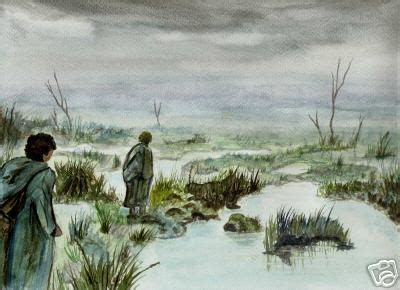 The Dead Marshes watercolour