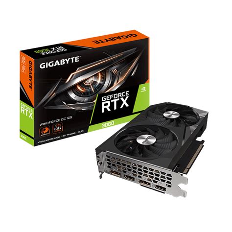 Gigabyte Nvidia GeForce RTX 3060 WINDFORCE OC 12GB V2 LHR Dual Fan ...