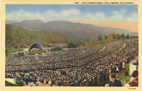 Hollywood Bowl Outdoor Amphitheatre Hollywood California | Etsy ...