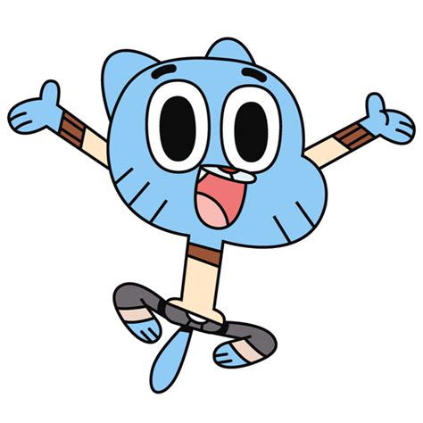 Gumball Watterson Saltando PNG transparente - StickPNG