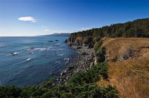 Rocky Coast of the Sea of Okhotsk. Stock Image - Image of climate, coast: 62477209