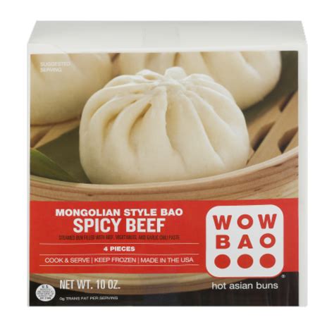 Wow Bao Spicy Beef Mongolian Style Bao, 10 oz - Ralphs