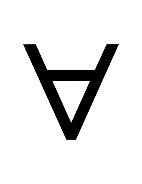 An upside down A looks like a V with a line across the middle. : r ...