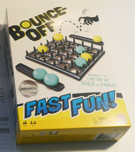 Bounce-Off Game Mattel Fast & Fun! Brand New In Box Ages 7+ 2 Players - buyBoardGames