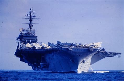 In honor of her final 5-month "deployment" to the scrapyard, here is the USS Constellation (CV ...