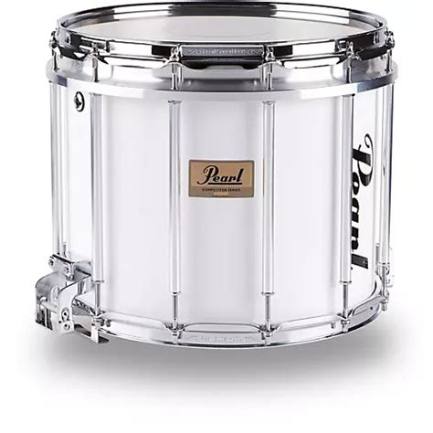 Pearl Competitor High-Tension Marching Snare Drum White 14 x 12 in ...