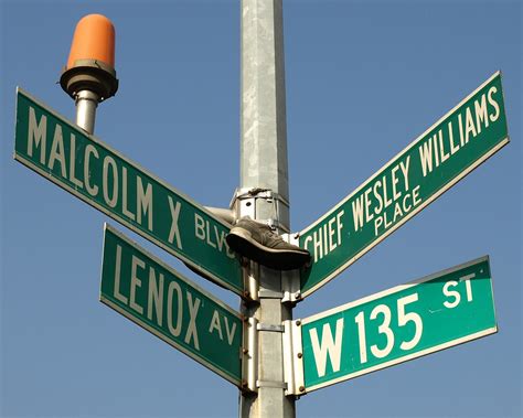 Harlem Street Signs, New York City | Sneaker at Lenox Avenue… | Flickr