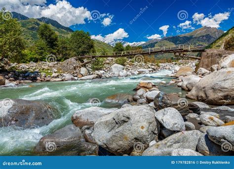 Beas River in Kullu Valley, Himachal Pradesh, India Stock Photo - Image ...