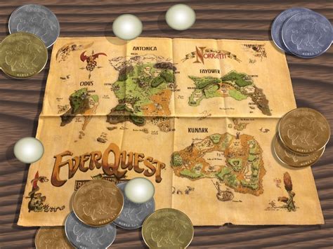 EverQuest Cloth Map Copper Silver Gold Platinum Coins Loot | Gold ...