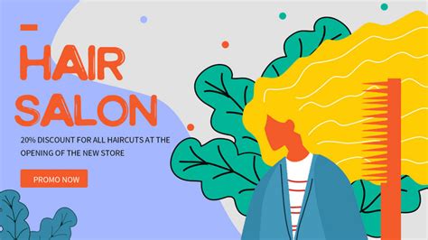 Hair Salon Banner Template | PSD PNG Images Free Download - Pikbest