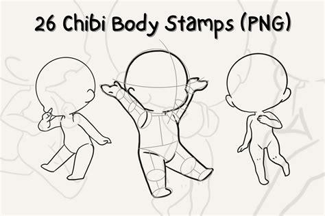 Những tư thế chibi dễ thương chibi cute poses Để làm việc nghệ thuật dễ dàng hơn