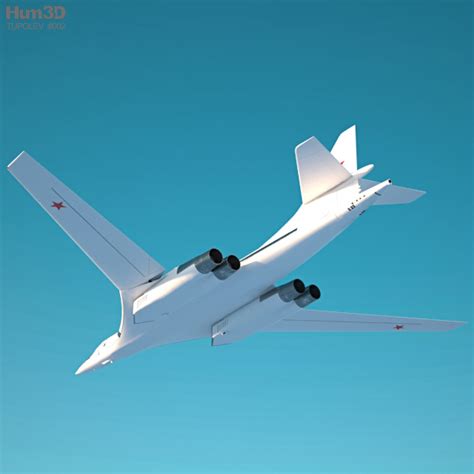 Tupolev Tu-160 3D model - Aircraft on Hum3D