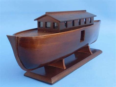 Wooden Noah's Ark Model Boat 14 | Etsy