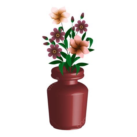 Colourful Floral Vase Vector Design And Ceramic Flower, Colourful Floral Vase, Ceramic Flower ...