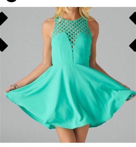 Aqua dress | Aqua dress, Dresses, Fashion