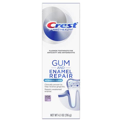 Crest Gum and Enamel Repair Toothpaste, Intensive Clean, 4.1 oz - Walmart.com - Walmart.com