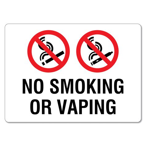 No Smoking Or Vaping Sign - The Signmaker