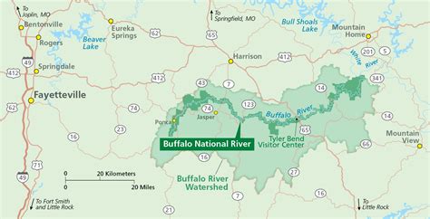 Buffalo River Maps | NPMaps.com - just free maps, period.