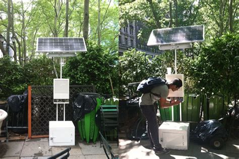 Solar-Powered Cell Phone Charging Station Pops Up in New York's Bryant Park | Inhabitat - Green ...