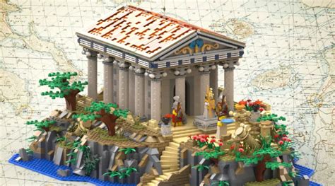 Greek out as LEGO temple reaches the LEGO Ideas review stage