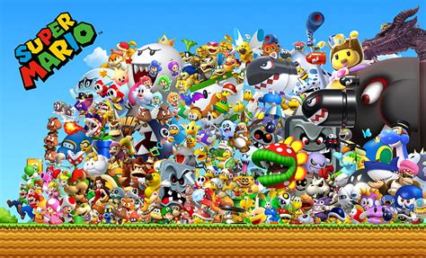 Made a with over 150 characters to celebrate Mario's 35th Anniversary ...