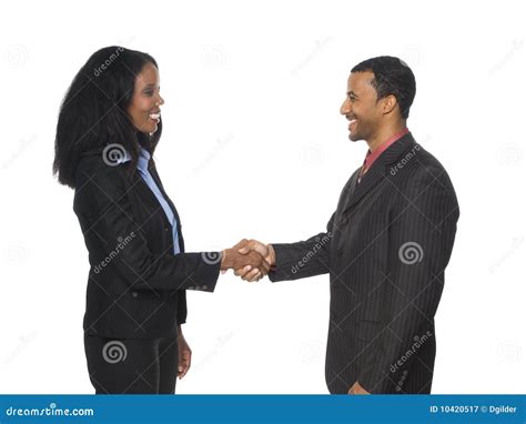 Businesspeople - Handshake Greeting Stock Image - Image of people, seal: 10420517