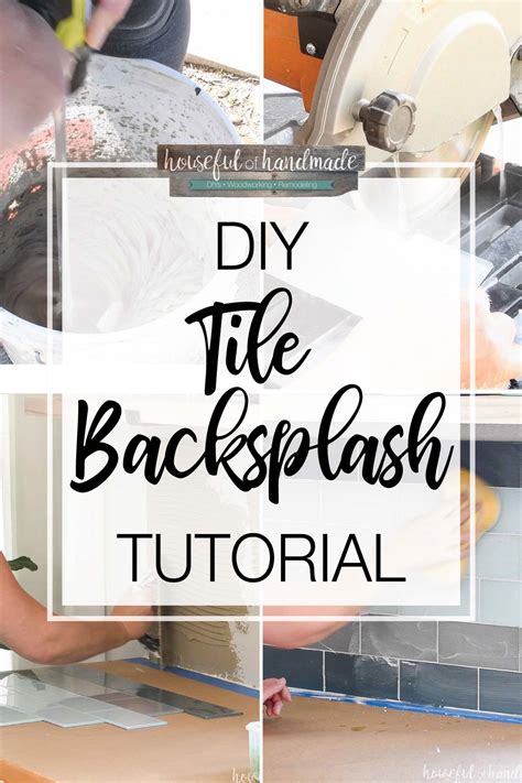 How to Tile a Backsplash - Houseful of Handmade