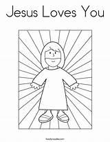 Jesus Loves You Coloring Page  Twisty Noodle sketch template