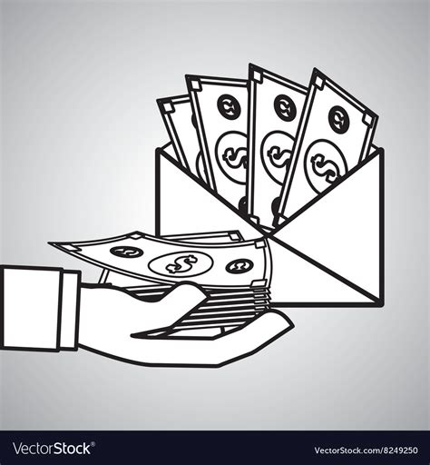 Money bills design Royalty Free Vector Image - VectorStock