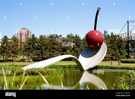 Spoonbridge and Cherry Sculpture 1985-1988 by Claes Oldenburg b. 1929 ...