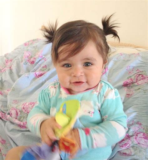 Baby girl hair dos #ponytails #cute | Baby girl hair, Baby girl ...