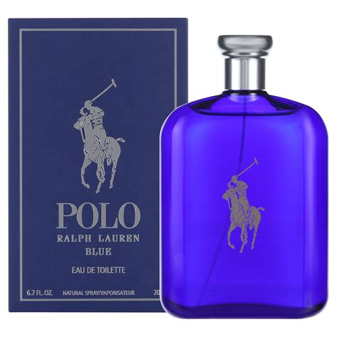 Ralph Lauren Polo Blue Eau de Toilette, Cologne for Men, 6.7 Oz ...