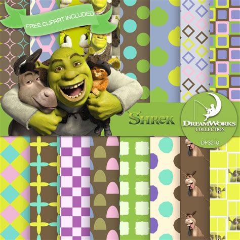 Home › Shrek Digital Paper DP3210