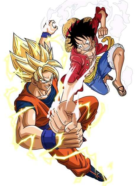 Goku VS Luffy by SaoDVD on DeviantArt