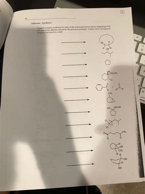 Solved 74 Alkenes: Synthesis Suggest a simple synthesis for | Chegg.com