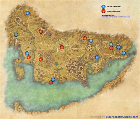 Stormhaven Skyshards Map | Elder Scrolls Online Guides