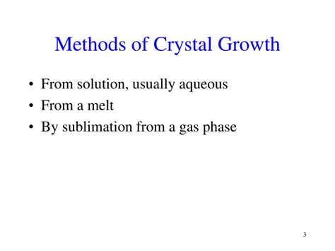 PPT - Crystal Growth PowerPoint Presentation, free download - ID:1452497