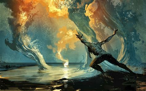 fantasy Art, Men, Magic, Artwork, Digital Art, Water Wallpapers HD ...