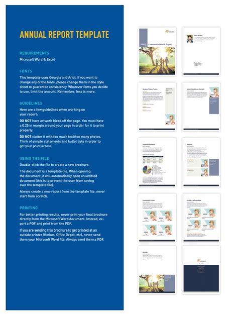 Annual Report Template | Free Word Templates