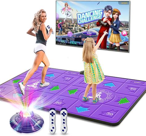 Dance Mat, Game Console, Double Dance Pad for Kids and Adults, Musical ...