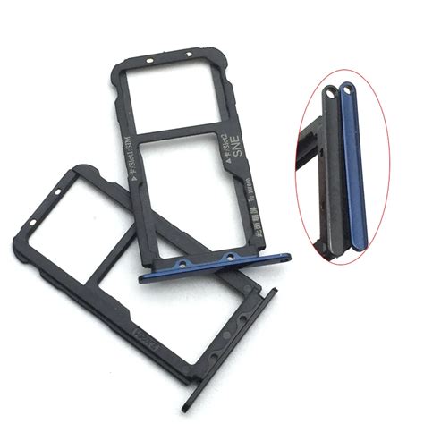 Micro SIM Card Tray Slot Holder Dual SIM Slot Replacement Parts For Huawei Mate 20 lite ...