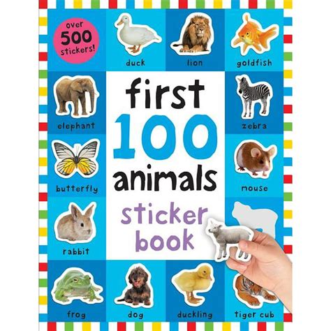 First 100 Animals Sticker Book: Over 500 Stickers - Walmart.com - Walmart.com