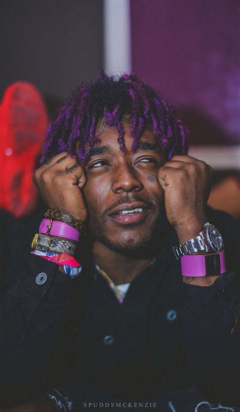 LIL U*I VERT WALL, aesthetic, chill, jewelry, liluzivert, purple, rolex, vintage, HD phone ...