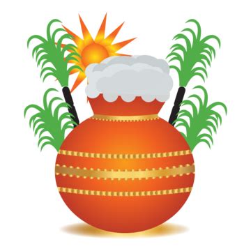 Pongal Tamil Vector Hd Images, Happy Pongal Tamil Nadu India Pot, Happy ...