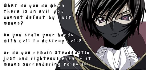 Lelouch Lamperouge quote | Code geass, Anime rules, Quotes