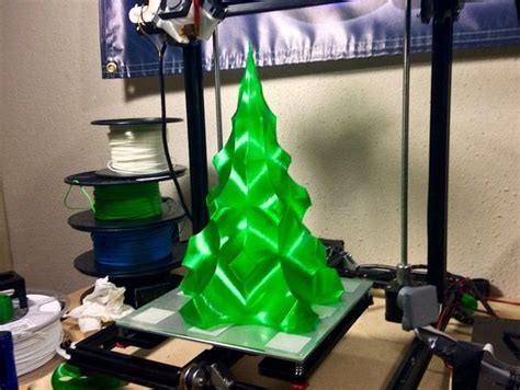 3d Printed Christmas Tree With LEDs : 3Dprinting