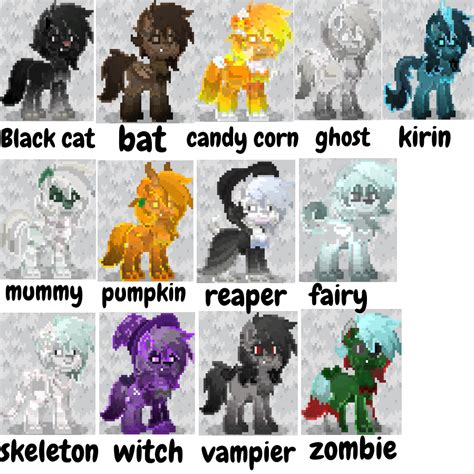 There is some of my halloween skins : r/PonyTown