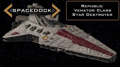 Venator-class Star Destroyer 3D Model Star Destroyer, Star Wars Ships, Star Wars Spaceships ...