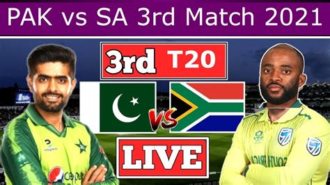 PAK vs SA Live Match Today | Live Cricket Streaming Today Match || PTV ...