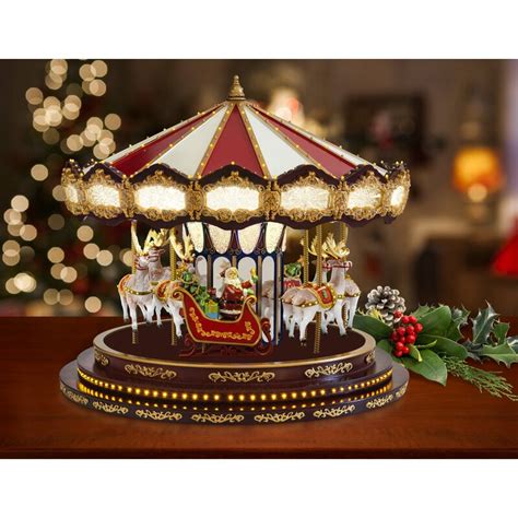 The Holiday Aisle Deluxe Christmas Carousel | Wayfair